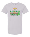 Rainbow Kisses And Leprechaun Wishes, Funny St Patrick's Day Shirt, Premium Unisex Tee, Plus Size 2x, 3x, 4x Available