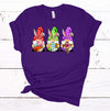 Easter Shirt, Three Easter Gnomes, Easter Basket, Cross, Bunny Gnomes, Premium Unisex Tee, Plus Sizes Available, 2x, 3x, 4x Sizes