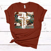 Christian Tee, Jesus Cross, Western Cross Christian, Religious Tee Shirt, Premium Soft Unisex Tee, Plus Size 2x, 3x, 4x,