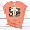 Christian Tee, Jesus Cross, Western Cross Christian, Religious Tee Shirt, Premium Soft Unisex Tee, Plus Size 2x, 3x, 4x,