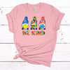 Be Kind, Autism Gnomes, Autism Mom, Kindness, Autism Acceptance, Premium Unisex Tee, Plus Size 2x, 3x, 4x Available