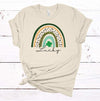 Lucky, Green Saint Patrick Day Rainbow, Saint Patrick, Premium Unisex Soft Shirt, 2x, 3x, 4x, Plus Size Available, Saint Patrick's Day