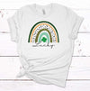 Lucky, Green Saint Patrick Day Rainbow, Saint Patrick, Premium Unisex Soft Shirt, 2x, 3x, 4x, Plus Size Available, Saint Patrick's Day