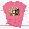 Hen And Chicken, Sunflowers, Chicken Lover, Premium Cotton Unisex, Plus Sizes Available 2x, 3x, 4x, Christmas Holiday