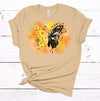 Beautiful Sunflower Butterfly, Butterfly Tee, Sunflower Tee, Premium Unisex Tee, Plus Sizes Available, 2x, 3x, 4x Sizes