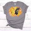 Beautiful Sunflower Butterfly, Butterfly Tee, Sunflower Tee, Premium Unisex Tee, Plus Sizes Available, 2x, 3x, 4x Sizes