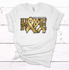 Hope, Childhood Cancer Awareness, Gold Ribbon, Childhood Cancer Support, Premium Cotton Unisex Tee, Plus Size 2x, 3x, 4x Available