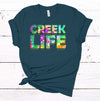 Creek Life Shirt, Tie Dye Shirt, River Shirt, Premium Soft Unisex Shirt, Plus Sizes Available