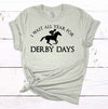 I Wait All Day For Derby Days, Derby Horse, Kentucky Derby, Horse Racing, Kentucky Shirt, Premium Soft Unisex Shirt, Plus Sizes Available