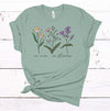 No Rain No Flowers, Mother's Day Gift, Floral Shirt, Pretty Flowers, Premium Soft Unisex Tee, Plus Size 2x, 3x, 4x Available