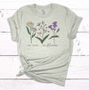 No Rain No Flowers, Mother's Day Gift, Floral Shirt, Pretty Flowers, Premium Soft Unisex Tee, Plus Size 2x, 3x, 4x Available