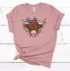 Patriotic Cow Tee Shirt, Red White And Blue, Cow Tee Shirt, July 4 Shirt, Premium Soft Unisex Tee, Plus Sizes Available