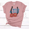 Wild At Heart, Horseshoe Tee Shirt, Country Horseshoes, Western Tee Shirt, Premium Soft Unisex, Plus Size 2x, 3x, 4x Available