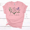 No Rain No Flowers, Mother's Day Gift, Floral Shirt, Pretty Flowers, Premium Soft Unisex Tee, Plus Size 2x, 3x, 4x Available