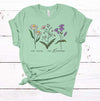 No Rain No Flowers, Mother's Day Gift, Floral Shirt, Pretty Flowers, Premium Soft Unisex Tee, Plus Size 2x, 3x, 4x Available