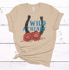 Wild At Heart, Horseshoe Tee Shirt, Country Horseshoes, Western Tee Shirt, Premium Soft Unisex, Plus Size 2x, 3x, 4x Available