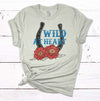 Wild At Heart, Horseshoe Tee Shirt, Country Horseshoes, Western Tee Shirt, Premium Soft Unisex, Plus Size 2x, 3x, 4x Available