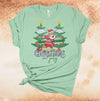 Christmas In July, Surf Santa, Beach Santa, Summer Christmas, Premium Unisex Tee, Soft Tee Shirt, Plus Size Available 2x, 3x 4x