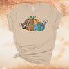 Cute Hello Fall, Teal Pumpkin, Pumpkin Spice Shirt, Leopard Print, Fall Shirt, Fall Plus Sizes Available, Premium Soft Unisex Tee Shirt