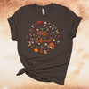 Hello Autumn, Pumpkins, Sweaters, Umbrella, Fall Leaves, Cute Fall Shirt, Autumn Shirt, Premium Cotton Unisex, Plus Size 2x, 3x, 4x,