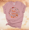 Hello Autumn, Pumpkins, Sweaters, Umbrella, Fall Leaves, Cute Fall Shirt, Autumn Shirt, Premium Cotton Unisex, Plus Size 2x, 3x, 4x,