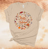 Hello Autumn, Pumpkins, Sweaters, Umbrella, Fall Leaves, Cute Fall Shirt, Autumn Shirt, Premium Soft Unisex, Plus Size 2x, 3x, 4x,