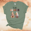 Tis The Season, Fall Gnomes, Cute Fall Shirt, Fall Coffee, Fall Lover, Premium Soft Unisex Tee, 2x, 3x, 4x Plus Sizes Available