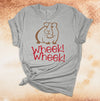 Wheek! Wheek!, Love Guineas, Guinea Pig Squeak, Guinea Pig Mom, Cavy, Premium Cotton Unisex Tee, Plus Size 2x, 3x, 4x Plus Sizes Available