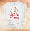 Wheek! Wheek!, Love Guineas, Guinea Pig Squeak, Guinea Pig Mom, Cavy, Premium Unisex Tee, Plus Size 2x, 3x, 4x Plus Sizes Available