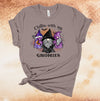 Chillin With My Gnomies, Halloween Gnomes, Witch, Halloween Shirt, Fall Shirt, Premium Soft Unisex Tee, Plus Size 2x, 3x, 4x Available