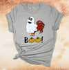 Halloween Rooster, Chicken Ghost, Boo Chicken, Fall Chicken Shirt, Farm Halloween, Premium Soft Unisex Tee, Plus Size 2x, 3x, 4x Available