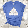 Cute Christmas Cat Tree, Tree Of Cats, Cat Lover, Cat Mom, Cat Dad, Bunch Of Cats,  Premium Unisex Tee, 2x, 3x, 4x, Plus Sizes Available