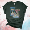 I Will Not Be Stopped, Hourglass, Butterflies, Floral Tee, Premium Cotton Unisex Tee, Plus Size 2x, 3x, 4x Plus Size Available