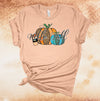 Cute Hello Fall, Teal Pumpkin, Pumpkin Spice Shirt, Leopard Print, Fall Shirt, Fall Plus Sizes Available, Premium Soft Unisex Tee Shirt