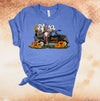 Halloween Shirt, Trick Or Treat Truck, Gnome Halloween, Ghosts, Carved Pumpkins, Premium Soft Unisex Tee, 2x, 3x, 4x Plus Sizes Available