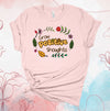 Grow Positive Thoughts, Flower Shirt, Body Positive, Flowers, Premium Soft Unisex Tee, Plus Sizes Available