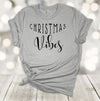 Christmas Vibes, Christmas Family, Christmas Tee Shirt, Premium Cotton Unisex Tee, Plus Size 2x, 3x, 4x Available