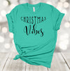 Christmas Vibes, Christmas Family, Christmas Tee Shirt, Premium Cotton Unisex Tee, Plus Size 2x, 3x, 4x Available