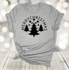 Merry Christmas, Christmas Trees, Christmas Pictures, Christmas Tee Shirt, Premium Cotton Unisex Tee, Plus Size 2x, 3x, 4x Available