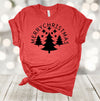 Merry Christmas, Christmas Trees, Christmas Pictures, Christmas Tee Shirt, Premium Cotton Unisex Tee, Plus Size 2x, 3x, 4x Available