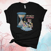 I Will Not Be Stopped, Hourglass, Butterflies, Floral Tee, Premium Cotton Unisex Tee, Plus Size 2x, 3x, 4x Plus Size Available