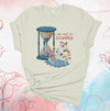 I Will Not Be Stopped, Hourglass, Butterflies, Floral Tee, Premium Cotton Unisex Tee, Plus Size 2x, 3x, 4x Plus Size Available