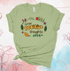 Grow Positive Thoughts, Flower Shirt, Body Positive, Flowers, Premium Soft Unisex Tee, Plus Sizes Available