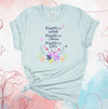 Positive Mind, Positive Vibe, Positive Life, Pretty Flower, Positivity, Premium Cotton Unisex Tee, Plus Size 2x, 3x, 4x Plus Sizes Available