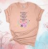 Positive Mind, Positive Vibe, Positive Life, Pretty Flower, Positivity, Premium Cotton Unisex Tee, Plus Size 2x, 3x, 4x Plus Sizes Available