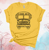 School Bus Mandala, Favorite Bus Driver, School Bus Driver, Bus Driver Shirt, Premium Cotton Unisex Tee, Plus Size 2x, 3x, 4x Available