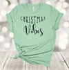 Christmas Vibes, Christmas Family, Christmas Tee Shirt, Premium Cotton Unisex Tee, Plus Size 2x, 3x, 4x Available