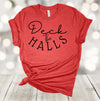 Deck The Halls, Christmas Music, Christmas Family, Christmas Tee Shirt, Premium Cotton Unisex Tee, Plus Size 2x, 3x, 4x Available