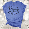 Deck The Halls, Christmas Music, Christmas Family, Christmas Tee Shirt, Premium Cotton Unisex Tee, Plus Size 2x, 3x, 4x Available