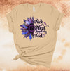 Trick Or Treat Smell My Feet, Halloween Sunflower, Halloween Shirt, Premium Cotton Unisex Tee, Plus Size 2x, 3x, 4x Plus Sizes Available